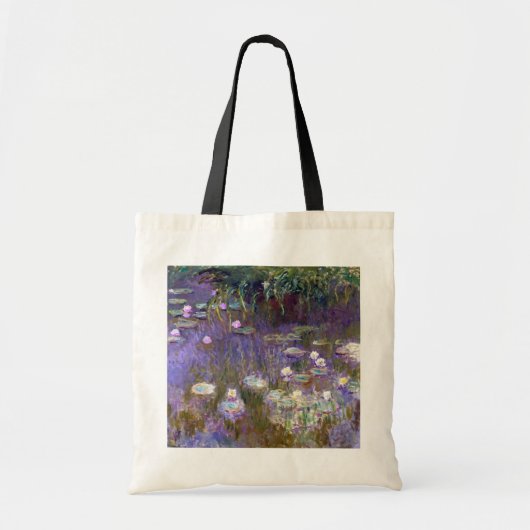 Water Lily Pond, Monet Tote Bag (Voorkant)
