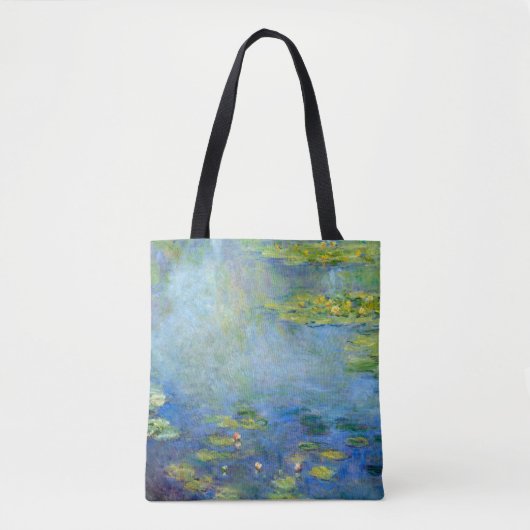 Water Lily Pond, Monet Tote Bag (Voorkant)