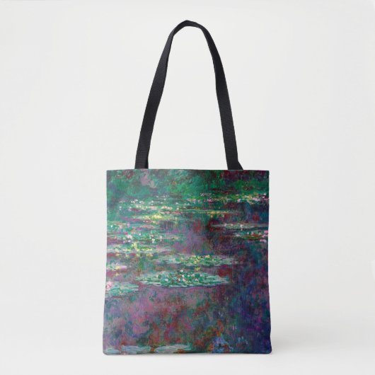 Water Lily Pond, Monet Tote Bag (Voorkant)