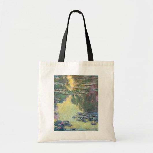 Water Lily Pond, Monet Tote Bag (Voorkant)