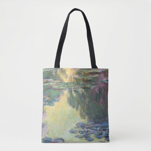 Water Lily Pond, Monet Tote Bag (Voorkant)