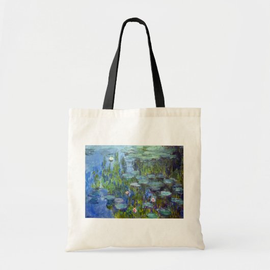 Water Lily Pond, Monet Tote Bag (Voorkant)
