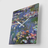 Water Lily Pond, Monet Vierkante Klok (Hoek)