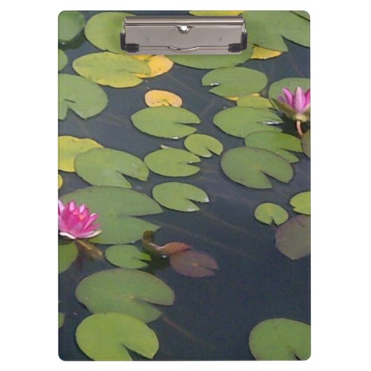 Water Lily Pond Painting Klembord (Voorkant)