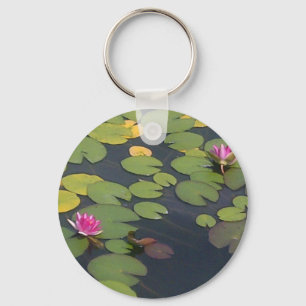 Water Lily Pond Painting Sleutelhanger