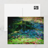 Water-Lily Pond :Postcard Briefkaart (Voorkant / Achterkant)