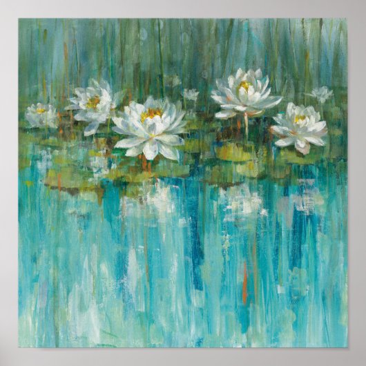 Water Lily Pond Poster (Voorkant)