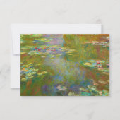 Water Lily Pond van Claude Monet Bedankkaart (Voorkant)