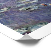 Water Lily Pond van Claude Monet Poster (Hoek)