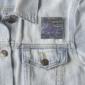 Water Lily Pond van Claude Monet Vierkante Button 5,1 Cm (In situ)