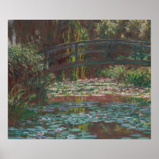 Water Lily Pont door Claude Monet Fine Art Print (Voorkant)