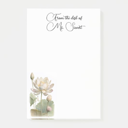 Water Lily post-it noten Post-it® Notes (Voorkant)