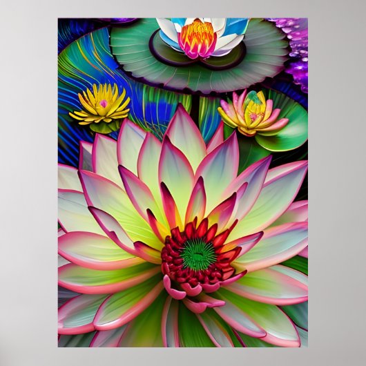 Water Lily Poster (Voorkant)