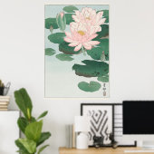 Water Lily Poster (Thuiskantoor)