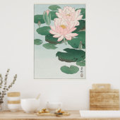 Water Lily Poster (Keuken)