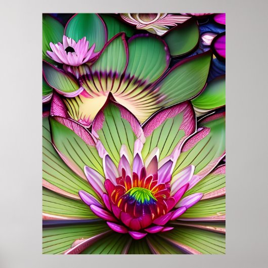 Water Lily Poster (Voorkant)