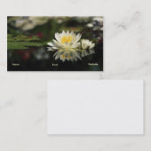 Water Lily Profile Card Visitekaartje (Voorkant / Achterkant)