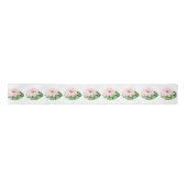 Water Lily Satin Ribbon Satijnen Lint (Voorkant)