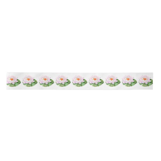 Water Lily Satin Ribbon Satijnen Lint (Voorkant)