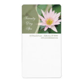 Water Lily Shipping Label (Voorkant)