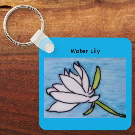 Water Lily Sleutelhanger (Voorkant)