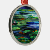 Water Lily Somnolence 2010 Metalen Ornament (Rechts)