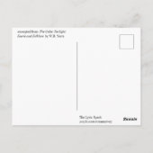 Water Lily Stillness Briefkaart (Achterkant)