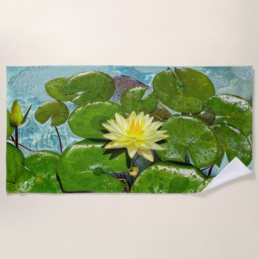 Water Lily Strandlaken (Voorkant)