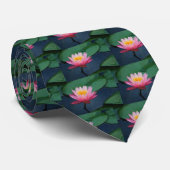 Water Lily Stropdas (Opgerold)