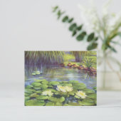 Water Lily van Cargill, 1937 Briefkaart (Staand voorkant)
