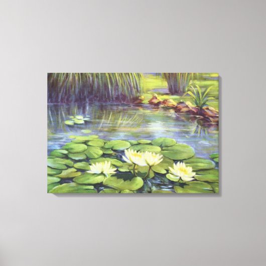 Water Lily van Cargill, 1937 Canvas Afdruk (Voorkant)