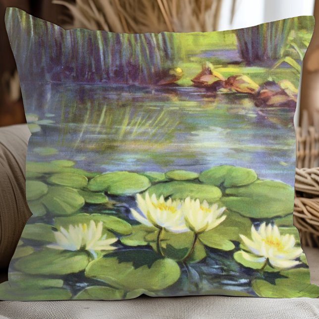 Water Lily van Cargill, 1937 Kussen (Creator heeft geüpload)