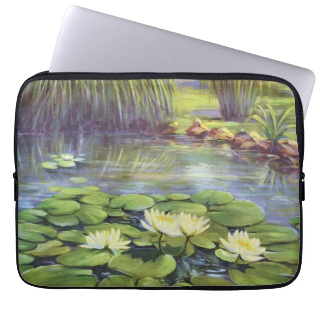 Water Lily van Cargill, 1937 Laptop Sleeve (Voorkant)