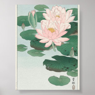 Water Lily van Ohara Koson (1920-1930) Poster