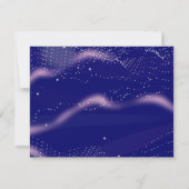 Water Lily Vijver Bruiloft Uitnodiging antwoord ka (Achterkant)