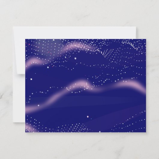 Water Lily Vijver Bruiloft Uitnodiging antwoord ka (Achterkant)