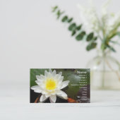 Water Lily Visitekaartje (Staand voorkant)