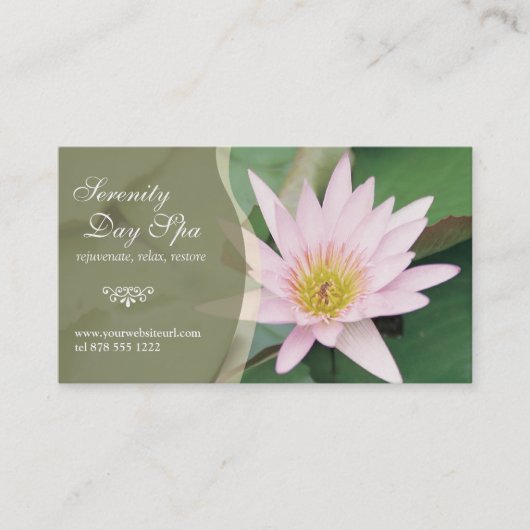 Water Lily Visitekaartje (Voorkant)