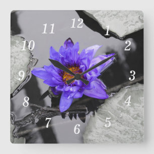 Water Lily Wall klok