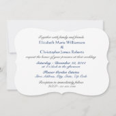 Water Lily Wedding Kaart (Achterkant)