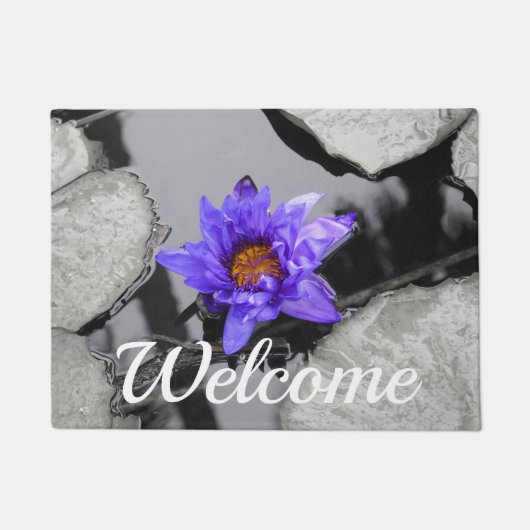 Water Lily Welkom Doormat Deurmat (Voorkant)