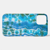 Water Lines Tie Dye Case-Mate iPhone Case (Achterkant (horizontaal))