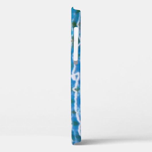 Water Lines Tie Dye Case-Mate iPhone Case (Achterkant / Links)