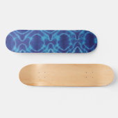 Water Lines Tie Dye Persoonlijk Skateboard (Horizontaal)