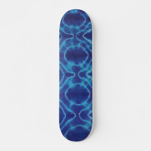 Water Lines Tie Dye Persoonlijk Skateboard (Voorkant)