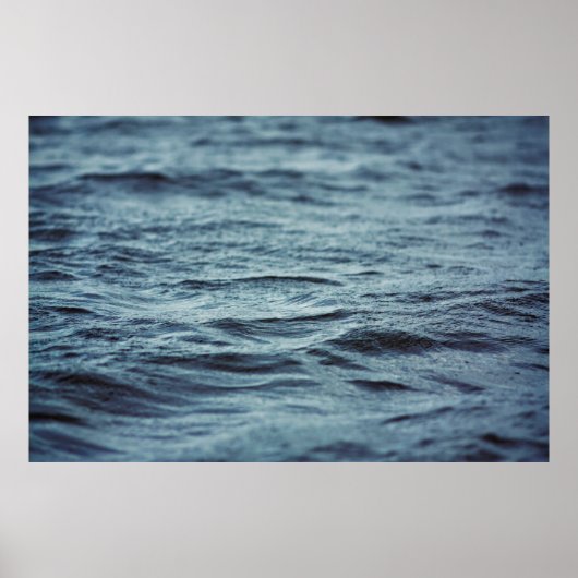 Water liquid water surface texture poster (Voorkant)