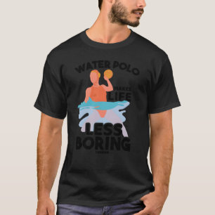 Water Loodgieter Watersporten Aquapolo Cadeau meis T-shirt
