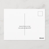 Water Lotus, exotische plant, Briefkaart (Achterkant)