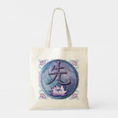 Water Lotus Teacher Canvas tas (Achterkant)