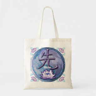 Water Lotus Teacher Canvas tas